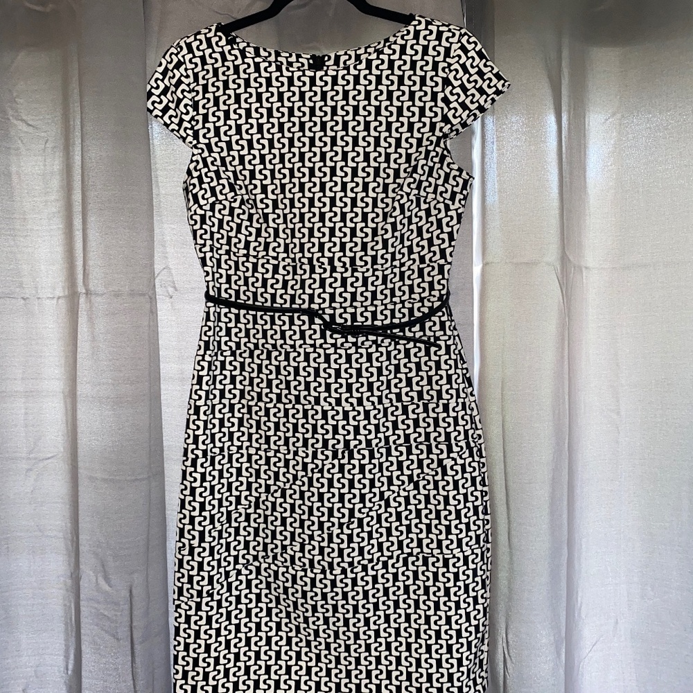 Black and white dress